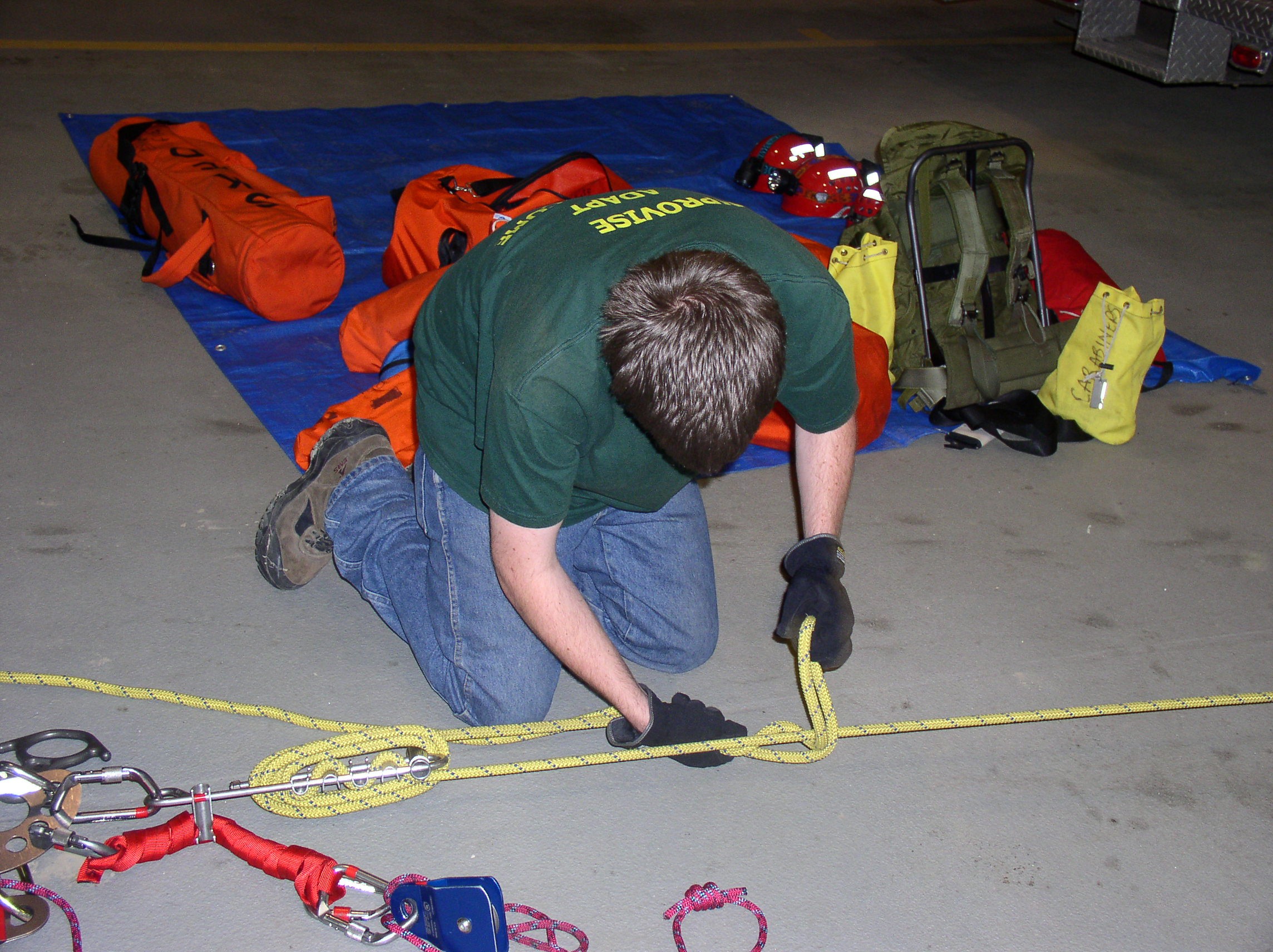 04-25-05  Training - Rope Rescue